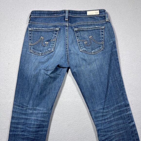 AG Adriano Goldschmied The Stilt Roll Up Cigarette Jean size 26‎ Straight Leg - Picture 8 of 10